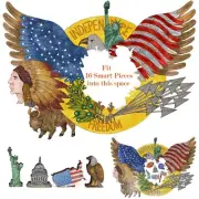 Wooden Smart Puzzle by FoxSmartBox - 222 pcs + 16 smart pcs - Wings of Freedom
