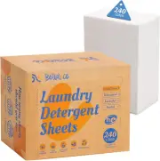 Laundry Detergent Sheets for Travel - Fresh Linen Scent, Deep Cleaning