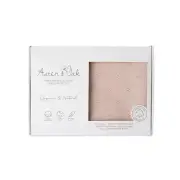 Aster & Oak Organic Heirloom Knitted 4 Piece Baby Girls Gift Set Pink