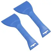 Car Windscreen Scraper Ice Snow Frost De Icer Remover Window Double Blade 2pk