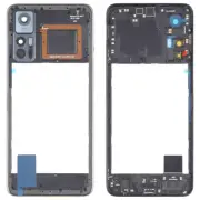 For TCL 30+ Original Middle Frame Bezel Plate (Black)