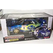 TRANSFORMERS SMOKESCREEN feat. SUBARU IMPREZA WRC 2003 8ver. Car Robot Toy New