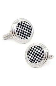 Cufflinks, Inc. Check Circle Cuff Links