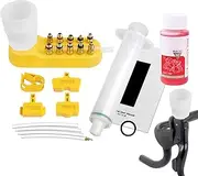 Cylinder Bleeder Kit | Mountain Hydraulic Disc Brake Bleeding Kit Tool - Manual Cylinder Repair Bleeder Set for Riding, Home, Repair Shop, Factory