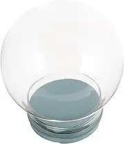 Empty Glass Snow Globes for Snow Globe Ball DIY Snowglobe Kit Play for Snowglobe Kit Crystal Ball Prop Transparent Rubber