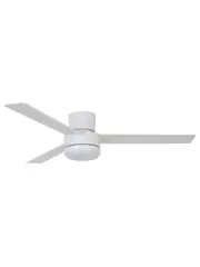 Bayside Lagoon 132cm CTC Fan with Light in White