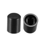 20Pcs 3.1mm Hole Dia Tactile Switch Cap Cover Keycaps Black for 6x6 Micro Switch