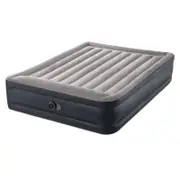 Intex Queen Deluxe Pillow Rest Inflatable Airbed W/Fiber-Tech Bip 203x152x42cm