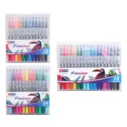 Multicolor Watercolor Brush Pens Set Unique Drop-shaped Pen Writing Smoothly