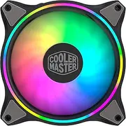 Cooler Master MasterFan MF120 Halo ARGB - Dual Ring Addressable RGB Lighting, Case and Cooling Hybrid Fan Blade Design with Jam Sensor Protection and Vibration Dampening Frame - 120 mm