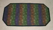 NEW Uniq Handmade Quilted Table Runner Colorful Spider Webs 13x25 Rectangle