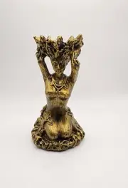 Forest Goddess Sphere Holder, Mother Earth Goddess Sphere Stand