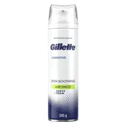 Gillette Sensitive Skin Soothing Shave Foam 245g