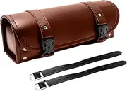 Shkalacar Motorcycle Tool Bag, Universal Tool Bag Motorcycle Side Bag, Motorcycle Fork Bag Saddlebag with Adjustable Straps, Handlebar Compatible with Honda Kawasaki Suzuki Yamaha
