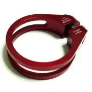 gobike88 KREX CNC red seatpost clamp, 31.8mm, 12g, CC-075A, 371
