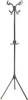 Adjustable Garment Rack Coat Rack Household Floor-Standing Three Legged Coat Shelf Living Room Bedroom Corner Heavy Duty Coat Stand Modern Metal Wrought Iron White Coat Racks Standing Hanger