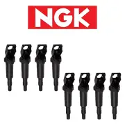 For BMW 550i 640i xDrive 650i ActiveHybrid 01-19 4.4L V8 8PCS Ignition Coil NGK (for: BMW)