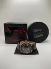 Citizen Eco-Drive Mens Black Dial Gold Case Mickey Mouse & Friends Wristwatch