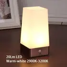 Motion Sensor Detector LED Night Light PIR Wireless Table Lamp Battery-Operated