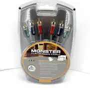 Monster Flatscreen Cable Component Video Cable Sealed 2M 6.56 FT New