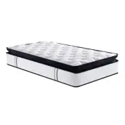 Laura Hill King Mattress Bed Size Euro Top 5 Zone Spring Foam 32cm Bedding Pocke