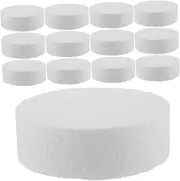 Hohopeti Polystyrene Foam Rounds 36pcs Cylinder Foam Blocks for DIY Decor Cake Models Art Projects