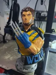 Bust Statue Of Wolverine X-Men Marvel