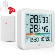 Digital Thermometer Hygrometer Temperature Humidity Meter Indoor Outdoor Temp