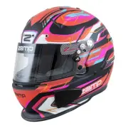 Zamp H760C42L, RZ-70E Switch Helmet, Large, Matte Red/Black/Blue, Snell SA2020