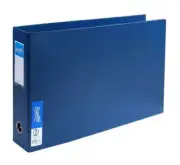 BANTEX RING BINDER PP LANDSCAPE 2D 65MM A3 BLUE