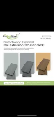Composite rubber gen 5 for pools and spa and balcony decking