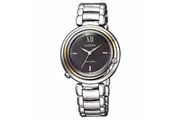 Citizen Eco-Drive Diamond Black Dial Womens Watch (EM0658-87E)