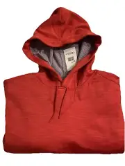 Team Express Adult Red Fleece Performance Hoodie RED 3XL Pullover Long Sleeve