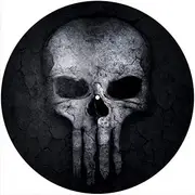 Slipmat Slip Mat Scratch Pad Felt for Any 12" LP DJ Vinyl Turntable Record Player Custom Graphical - Skull