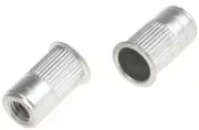 AVK M6 THREADED INSERTS 100Pcs 10mm Hole, 9.65mm Depth Plain- 11.56mm Or 12.7mm