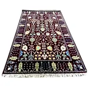 Zohi Interiors Evening Garden Nightshade 100% NZ Wool Oushak Rug