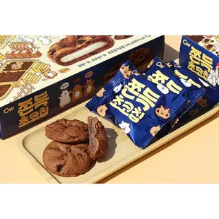 零食研究所 韓國 CW 麻糬巧克力餅乾 可可豆風味麻糬餅 巧克力豆 餅乾 麻糬 CW QQ麻糬巧克力 麻吉餅乾 麻糬餅乾