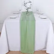 Sage Green 72" Premium Chiffon Table Top Runner Party Wedding Linen Decorations