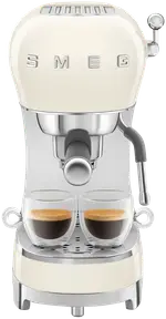 Smeg 50's Style Espresso Machine Cream