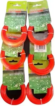 6x Trimmer Line Mower Wire 1.4mm 20Meter Whipper Snipper Cord Round Brushcutter
