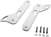 Chrome Tie Downs Mount Bracket Kit Compatible with Harley-Davidson 2014-2020 Electra Glide Special Ultra Classic Limited Street Glide CVO Touring Models