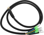 Electric Bike Motor Extension Cable Pin Connector for Electric Bicycle Modification Adapter for Front Rear Hub Motors Easy Installation Durable Material