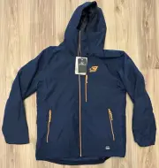 O'NEILL EXILE MENS SKIING SNOWBOARDING JACKET COAT SIZE L BLUE 5056 INK ORANGE