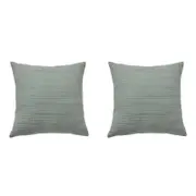 2PK Bianca Kahlani Sage Polyester Cushion Throw Pillow 43x43cm
