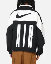 [Nike] Nike Air Woven Track Jacket Black/white/black - Size 2XL 2XL Black/White/Bla