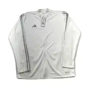 adidas Tiro 23 Reflective Zip-Front Track Jacket Mens XL White Silver $60