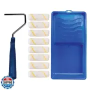 Pro Grade - Paint Roller Tool Kit - 10 Piece Painting Set - Mini Plastic Pain