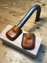 Pair of Leather Shoes / Pads / Covers for Narex Holdfasts