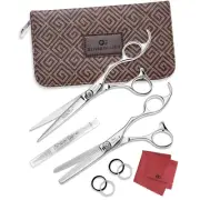 Silkcut Professional Shear & Thinner Case - Razor Sharp Blade, Ergonomic Handle