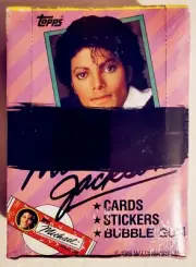 1984 Michael Jackson Topps Wax Pack Box FULL |Series 1| Box Is Factory Sealed